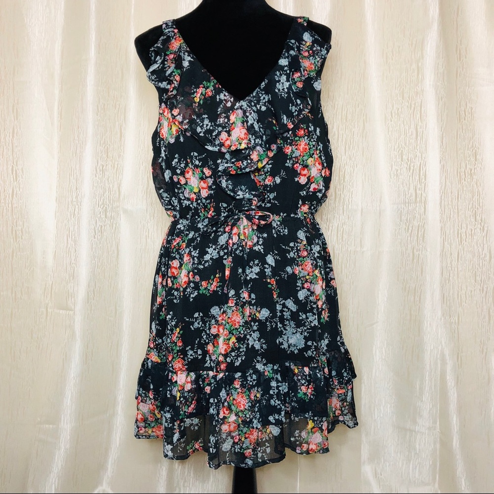 Floral Ruffle Dress